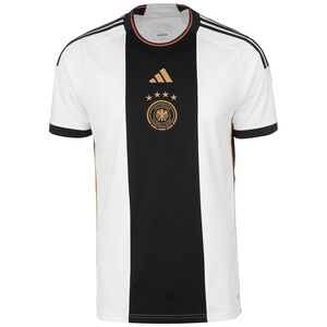 DFB Trikot Home WM 2022 Herren, weiß / schwarz, zoom bei OUTFITTER Online
