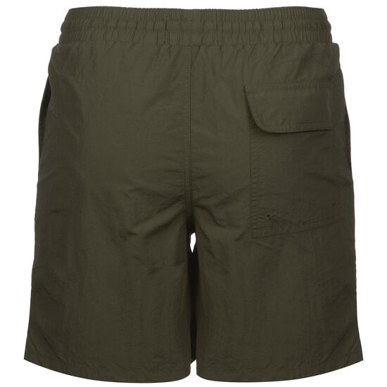 Plain Swim Shorts Herren, dunkelgrün, zoom bei OUTFITTER Online