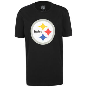 Pittsburgh Steelers Mid Essentials Crest T-Shirt Herren, schwarz / weiß, zoom bei OUTFITTER Online