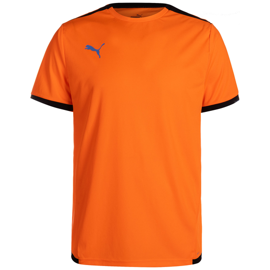 TeamLIGA Fußballtrikot Herren, orange / schwarz, zoom bei OUTFITTER Online