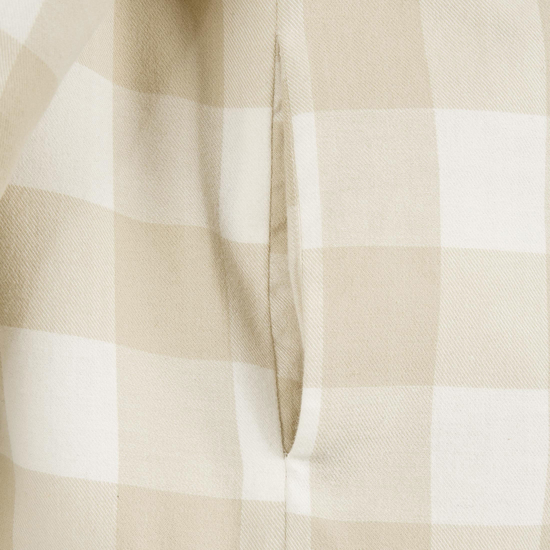 Flanell Padded Overshirt Damen, beige, zoom bei OUTFITTER Online