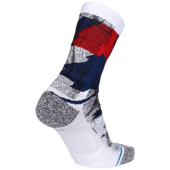 Wintercount Halftone Socken, weiß / rot, zoom bei OUTFITTER Online