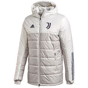Juventus Turin Winterjacke Herren, hellgrau / dunkelblau, zoom bei OUTFITTER Online
