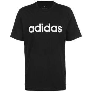 Essentials Embroidered Linear Logo T-Shirt Herren, schwarz, zoom bei OUTFITTER Online