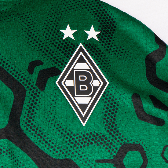 Borussia Mönchengladbach 1/4 Zip Trainingssweat Herren, grün, zoom bei OUTFITTER Online