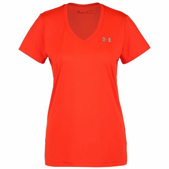 Tech Trainingsshirt Damen, orange, zoom bei OUTFITTER Online
