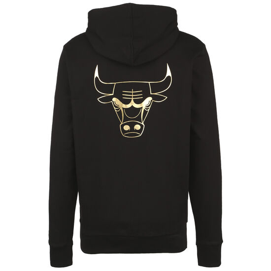 Chicago Bulls Metallic Kapuzenpullover Herren, schwarz / gold, zoom bei OUTFITTER Online