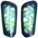 ULTRA Flex Sleeve Schienbeinschoner, grün / blau, zoom bei OUTFITTER Online