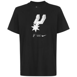NBA San Antonio Spurs Dry Logo T-Shirt Herren, schwarz, zoom bei OUTFITTER Online