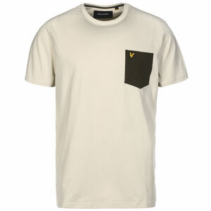 Contrast Pocket T-Shirt Herren, braun / grün, zoom bei OUTFITTER Online