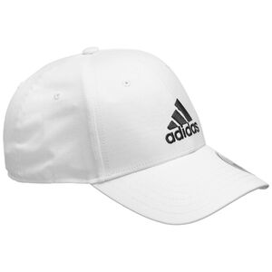 Baseball Strapback Cap, weiß / schwarz, zoom bei OUTFITTER Online