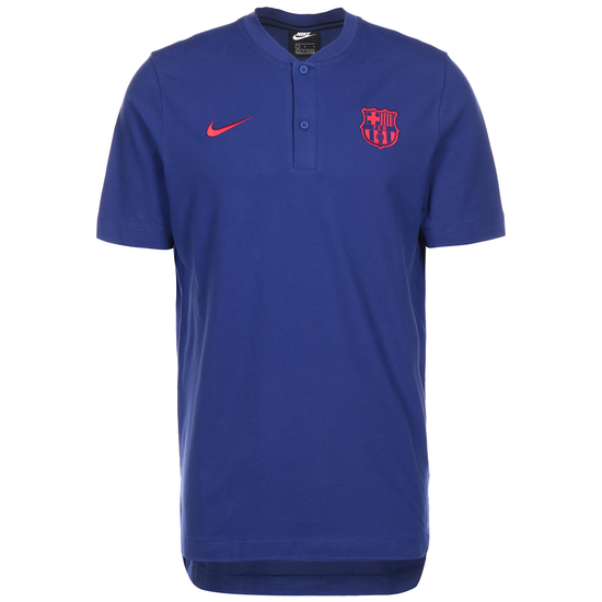 FC Barcelona Modern Authentic Poloshirt Herren, blau / rot, zoom bei OUTFITTER Online