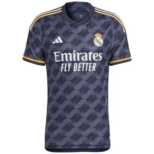 Real Madrid Trikot Away Authentic 2023/2024 Herren, dunkelblau / gelb, zoom bei OUTFITTER Online