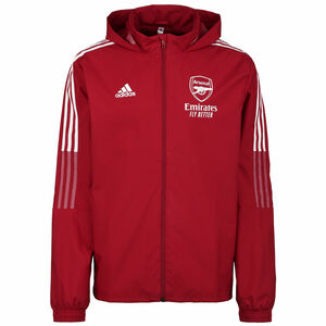 FC Arsenal All Weather Jacke Herren, rot / weiß, zoom bei OUTFITTER Online