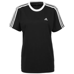 3-Streifen T-Shirt Damen, schwarz / weiß, zoom bei OUTFITTER Online