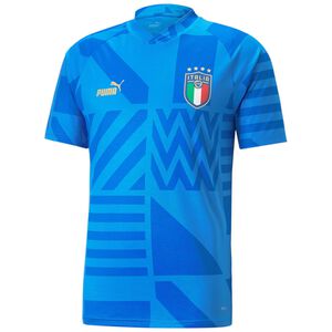 FIGC Italien Prematch Trikot Home WM 2022 Herren, blau / gelb, zoom bei OUTFITTER Online