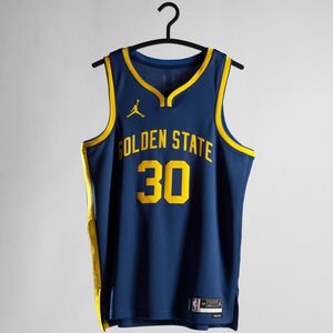 NBA Golden State Warriors Stephen Curry Swingman Trikot Herren, blau, zoom bei OUTFITTER Online