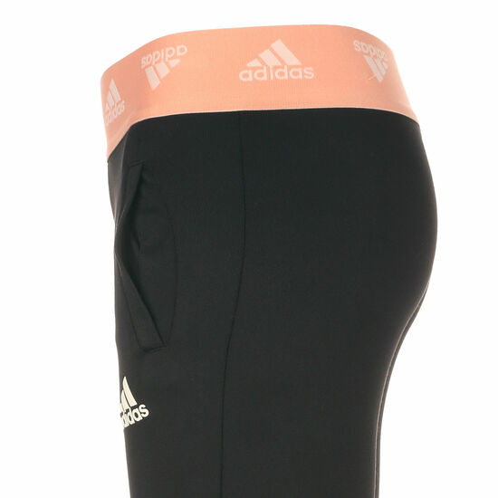 AEROREADY Up 2 Move Jogginghose Kinder, schwarz / rosa, zoom bei OUTFITTER Online