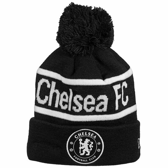 FC Chelsea Wordmark Cuff Knit Bobble Beanie, , zoom bei OUTFITTER Online
