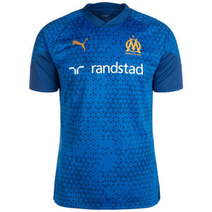 Olympique Marseille Trainingsshirt Herren, blau / gold, zoom bei OUTFITTER Online