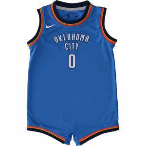 NBA Oklahoma City Thunder #0 Westbrook Replica Body Kleinkinder, blau / rot, zoom bei OUTFITTER Online