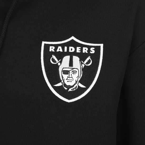 NFL Las Vegas Raiders Detail Logo Kapuzenpullover Herren, schwarz, zoom bei OUTFITTER Online