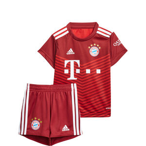 FC Bayern München Minikit Home 2021/2022 Babys, rot / weiß, zoom bei OUTFITTER Online