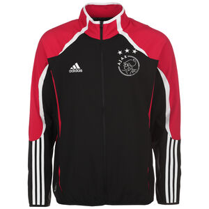 Ajax Amsterdam Teamgeist Woven Jacke Herren, schwarz / rot, zoom bei OUTFITTER Online