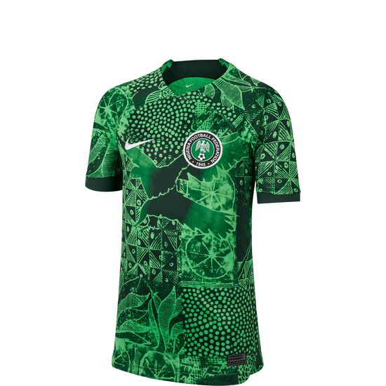 Nigeria Trikot Home Stadium WM 2022 Kinder, grün / schwarz, zoom bei OUTFITTER Online
