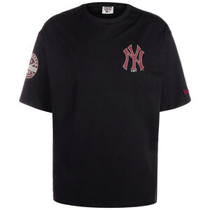 MLB New York Yankees Large Logo T-Shirt, dunkelblau / weinrot, zoom bei OUTFITTER Online
