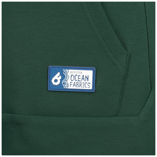 OCEAN FABRICS TAHI Zip-Hoodie Damen, dunkelgrün, zoom bei OUTFITTER Online