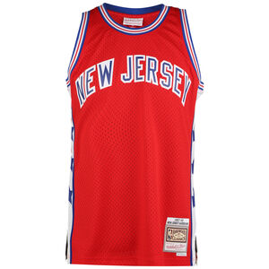 ABA Brooklyn Nets Swingman New Jersey Americans Trikot Herren, rot / weiß, zoom bei OUTFITTER Online
