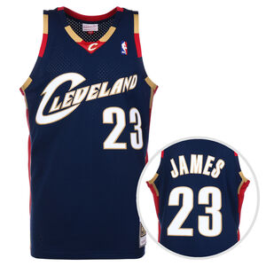 NBA Cleveland Cavaliers LeBron James Trikot Herren, dunkelblau / weiß, zoom bei OUTFITTER Online