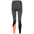Lux High Rise Trainingstight Damen, grau / korall, zoom bei OUTFITTER Online