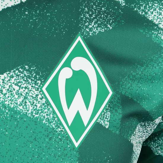 SV Werder Bremen Warm Up Trainingsshirt Herren, grün / weiß, zoom bei OUTFITTER Online