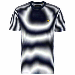 2 Colour Stripe T-Shirt Herren, blau / weiß, zoom bei OUTFITTER Online