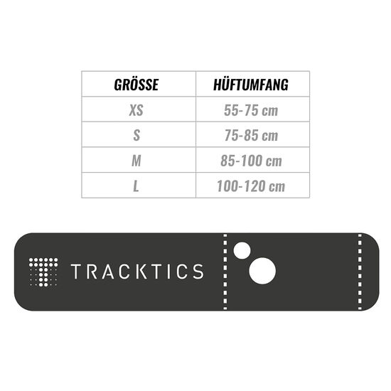 OUTFITTER x TRACKTICS Perform GPS Fußball Tracker, schwarz / weiß, zoom bei OUTFITTER Online