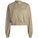 Oversized Cropped Full-Zip Trainingsjacke Damen, beige, zoom bei OUTFITTER Online