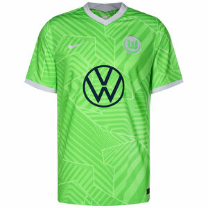 VfL Wolfsburg Trikot Home Stadium 2021/2022 Herren, hellgrün / weiß, zoom bei OUTFITTER Online