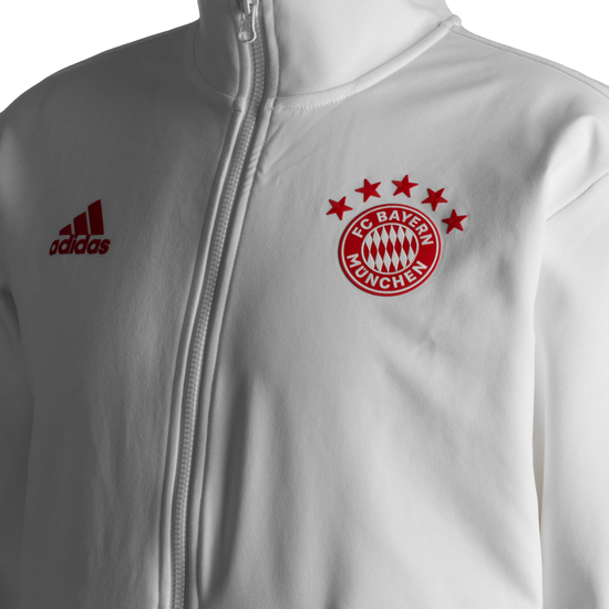 FC Bayern München Anthem Trainingsjacke Herren, weiß, zoom bei OUTFITTER Online