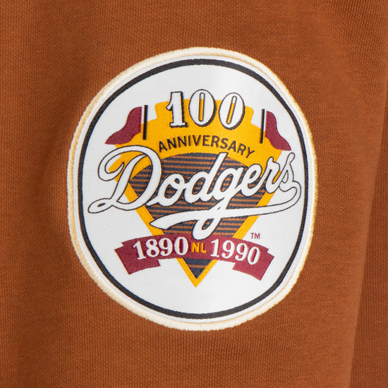 MLB Los Angeles Dodgers Large Logo Sweatshirt, braun / dunkelblau, zoom bei OUTFITTER Online