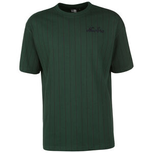 Pinstripe Oversized T-Shirt Herren, dunkelgrün, zoom bei OUTFITTER Online