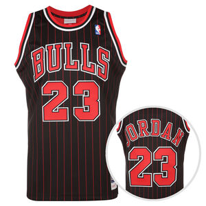 NBA Chicago Bulls Statement 1995-96 Michael Jordan Trikot Herren, schwarz / rot, zoom bei OUTFITTER Online