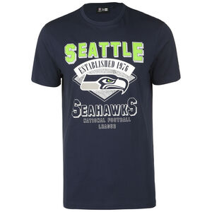NFL Team Graphic Seattle Seahawks T-Shirt Herren, dunkelblau / weiß, zoom bei OUTFITTER Online
