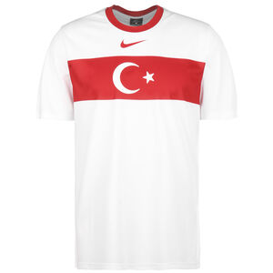 Türkei Breathe Trainingsshirt EM 2021 Herren, weiß / rot, zoom bei OUTFITTER Online
