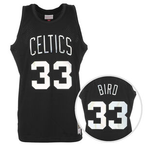 NBA Boston Celtics Iridescent Swingman Larry Bird Trikot Herren, schwarz / weiß, zoom bei OUTFITTER Online