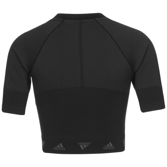Aeroknit Trainingsshirt Damen, schwarz / grau, zoom bei OUTFITTER Online
