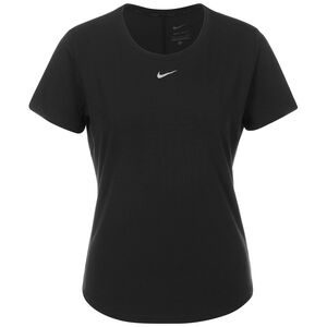 Dri-FIT One Luxe Laufshirt Damen, schwarz / silber, zoom bei OUTFITTER Online