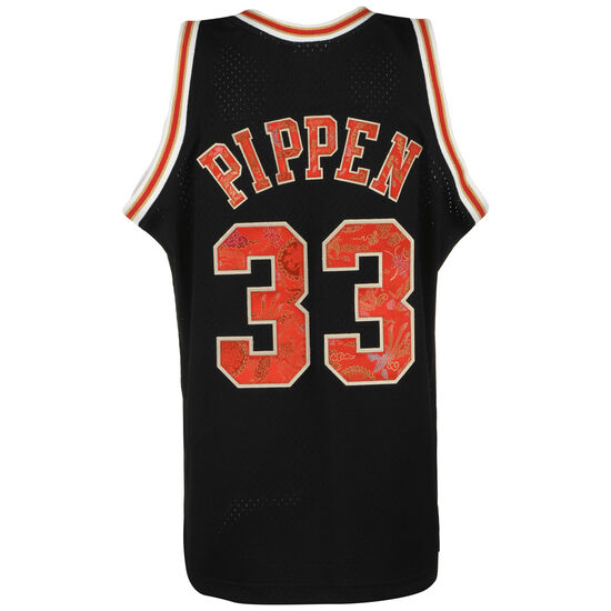NBA Chicago Bulls Scottie Pippen Lunar New Year Trikot Herren, schwarz / rot, zoom bei OUTFITTER Online