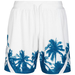 Curry Mesh Shorts Herren, weiß / blau, zoom bei OUTFITTER Online